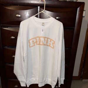 White PINK Sweatshirt